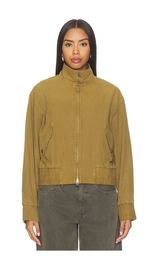 Eliza Canvas Bomber Jacket in Metallic . - size M (also in S, XS) - Rag & Bone - Modalova