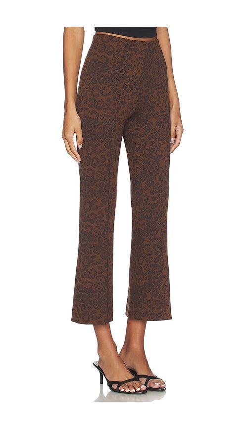 Irina Ponte Jacquard Kick Flare in Brown. - size M (also in S, XS) - Rag & Bone - Modalova