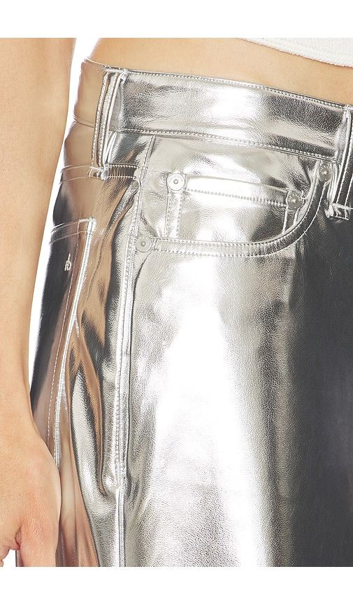 Logan Faux Leather Wide Leg Pant in . Taglia 23. Also in 24, 25, 26, 27, 28 - Rag & Bone - Modalova