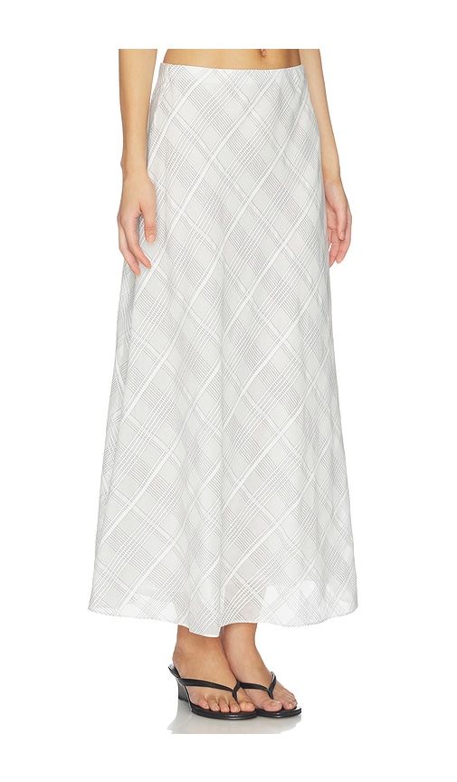 Wren Plaid Skirt in White. - size L (also in M, S, XS) - Rag & Bone - Modalova