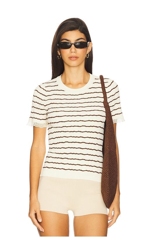 Chiara Stripe Tee in . - size M (also in S, XS, XXS) - Rag & Bone - Modalova