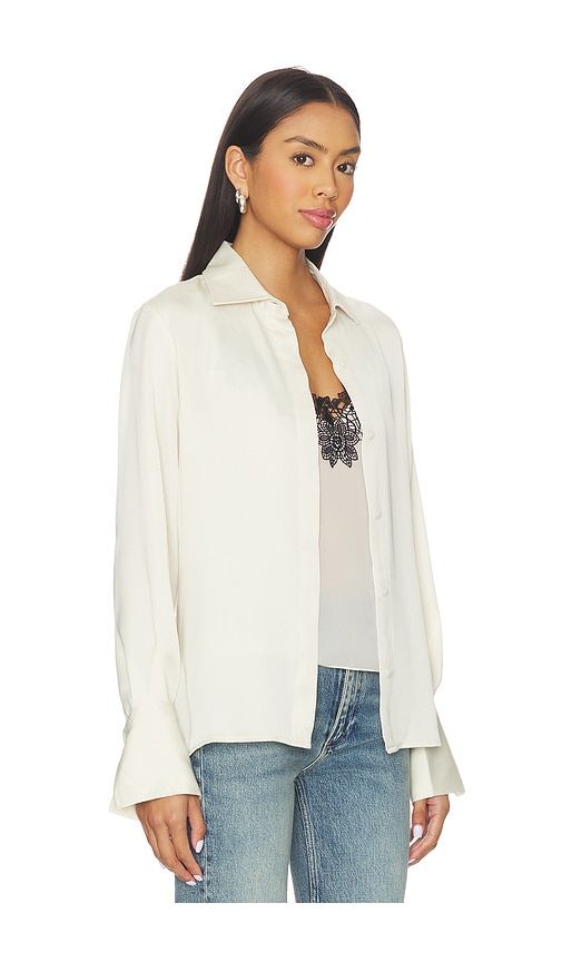 Venus Popover Blouse in Cream. - size M (also in S) - Rag & Bone - Modalova