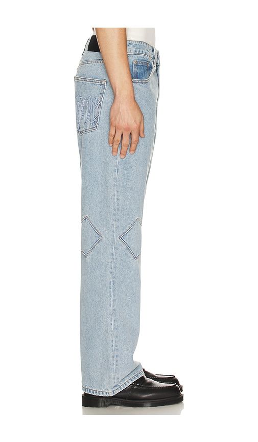 Cross Denim Pant in Blue. - size 34 (also in 36) - Revenge - Modalova