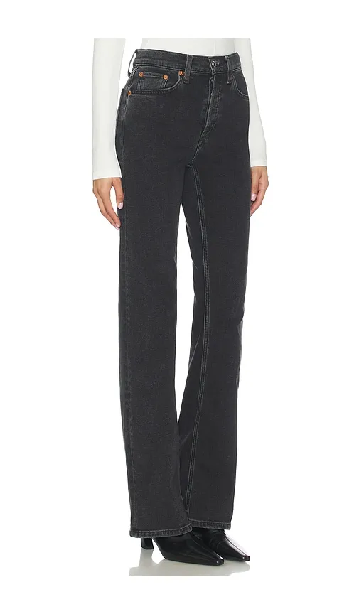 S Bootcut Jeans in Black. - size 27 (also in 29, 31, 32) - RE/DONE - Modalova