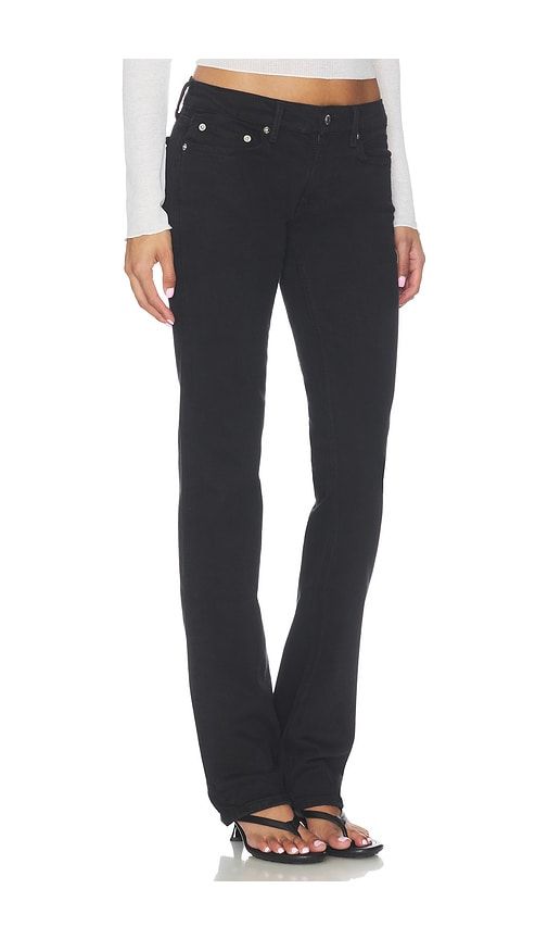 The Lean Straight Leg Jeans in Black. - size 23 (also in 24, 25, 27, 28, 29, 30, 31, 32) - RE/DONE - Modalova