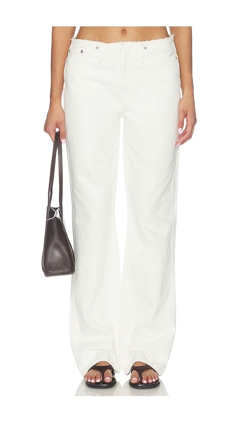 Roxy Loose Wide Leg Jeans in Cream. - size 24 (also in 26, 27, 29, 30) - RE/DONE - Modalova