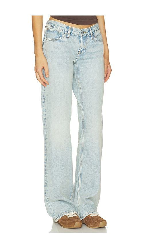 Grayson Straight Leg Jeans in Blue. - size 23 (also in 24, 25, 26, 27, 28, 29, 30, 31, 32) - RE/DONE - Modalova