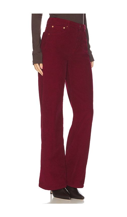High Rise Wide Leg Jeans in Red. - size 24 (also in 26, 31, 32) - RE/DONE - Modalova
