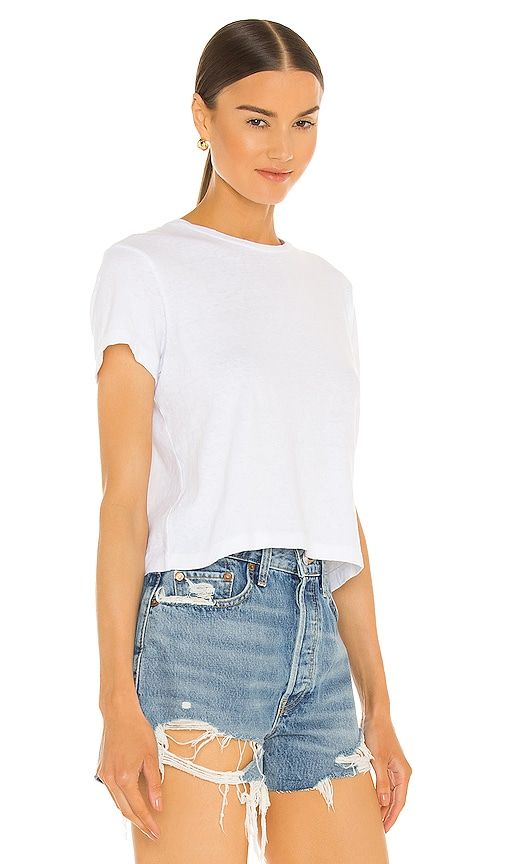 X Hanes 1950s Boxy Tee in White. - size L (also in M, S, XS) - RE/DONE - Modalova