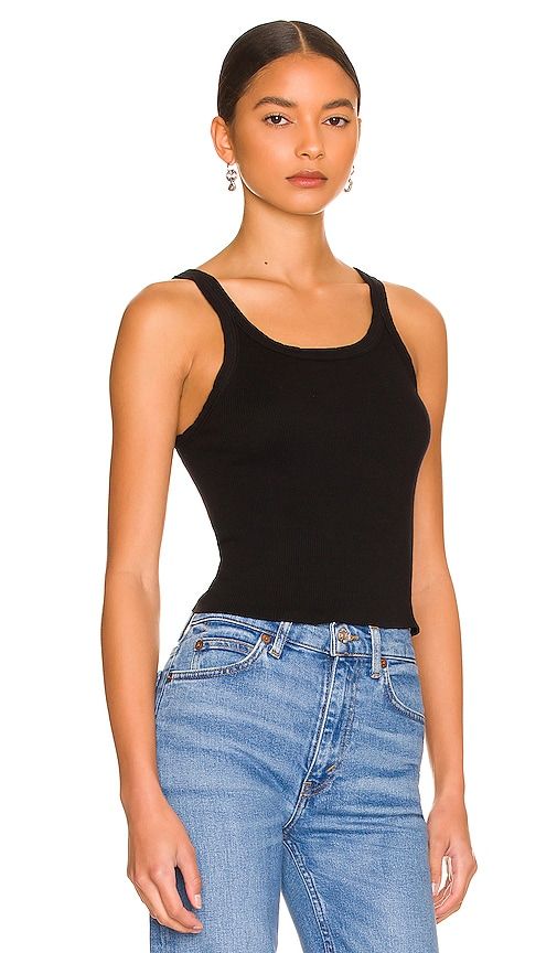 X Hanes Cropped Rib Tank in . - size L (also in M, XS) - RE/DONE - Modalova