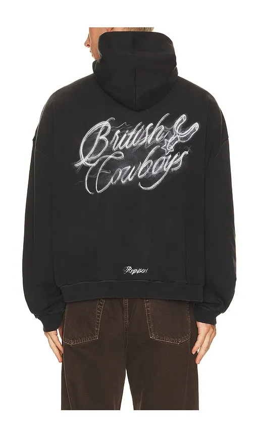 British Cowboys Hoodie in Black. - size M (also in S, XL/1X) - REPRESENT - Modalova