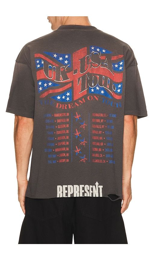Dream On Tour Tee in Grey. - size L (also in S) - REPRESENT - Modalova