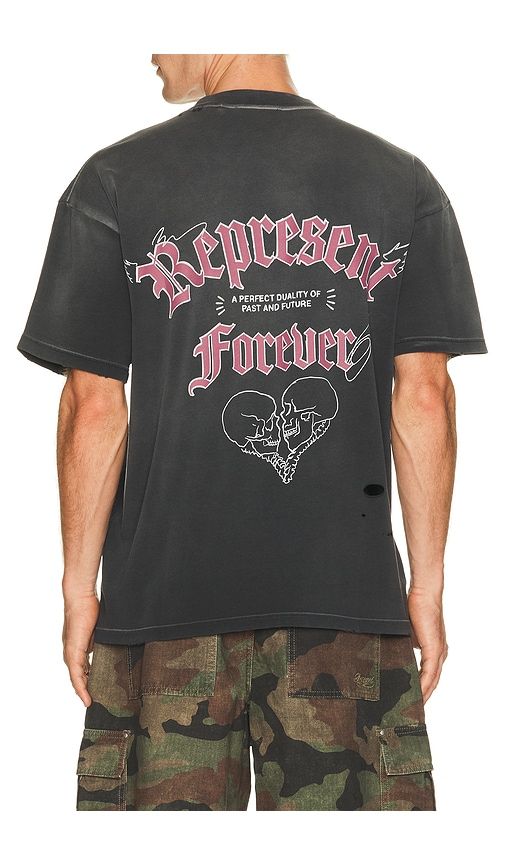Duality Tee in Black. - size L (also in M, S, XL/1X) - REPRESENT - Modalova