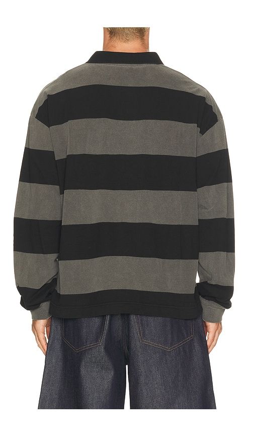 Owners Stripe Rugby in Black. - size L (also in M, S, XL/1X) - REPRESENT - Modalova