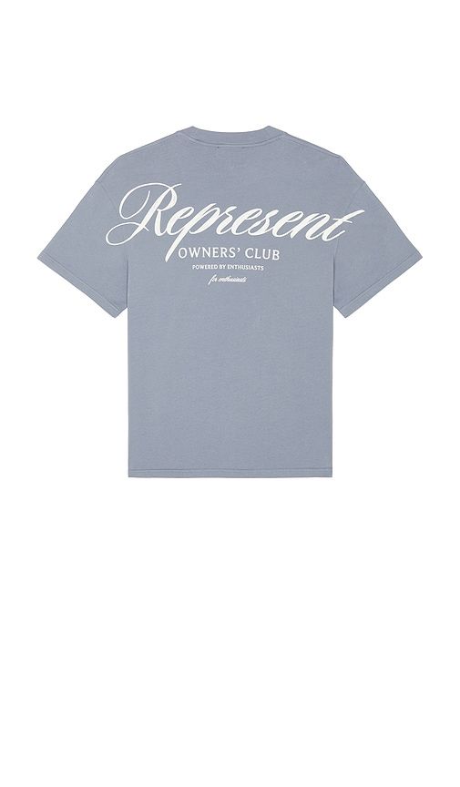 Owners Club Script Tee in Slate. - size L (also in M, S) - REPRESENT - Modalova