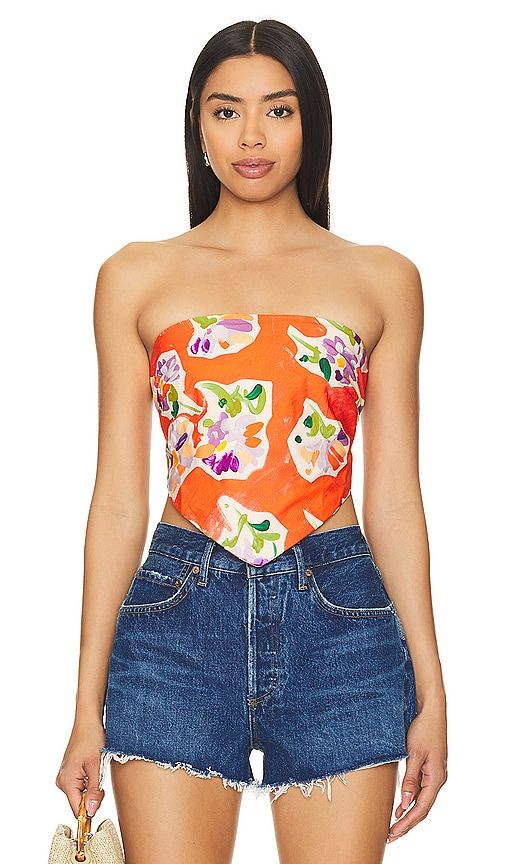 Ivy Top in Orange. - size L (also in M, S) - Rays for Days - Modalova