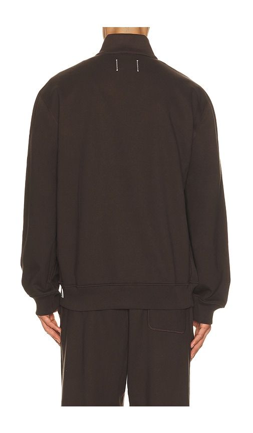 Midweight Terry Standard Button Mockneck in Brown. - size L (also in M, S, XL/1X, XXL/2X) - Reigning Champ - Modalova