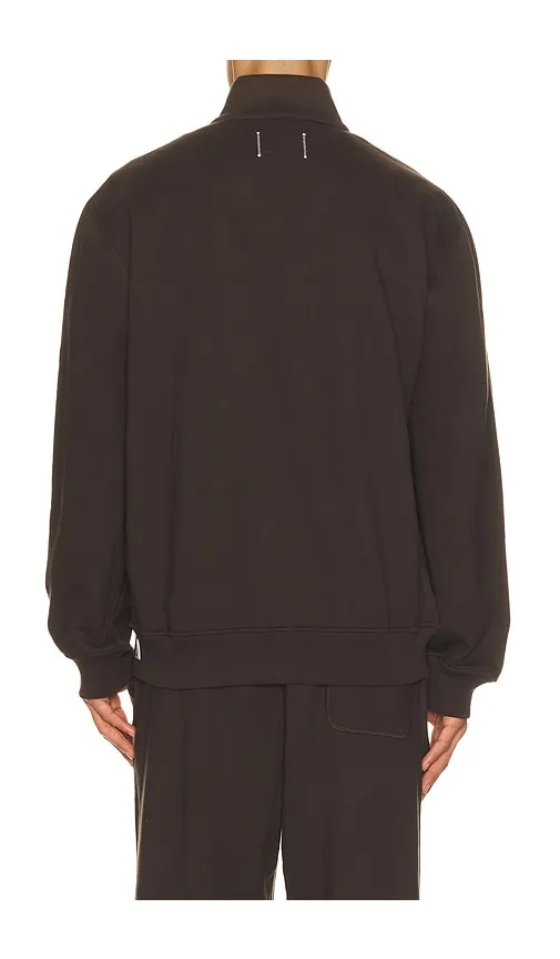 Midweight Terry Standard Button Mockneck in Brown. - size M (also in S, XL/1X, XXL/2X) - Reigning Champ - Modalova