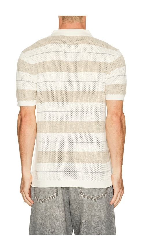 Cotton Linen Stripe Victor Polo in . - size L (also in M, XL/1X, XXL/2X) - Reigning Champ - Modalova