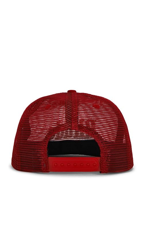 Rhude Logo Mesh Hat in Red - Rhude - Modalova