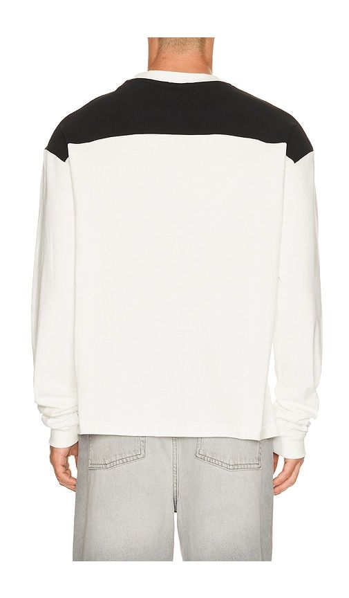 Racing Panel Long Sleeve Shirt in White. - size L (also in M, S, XL/1X, XXL/2X) - Rhude - Modalova
