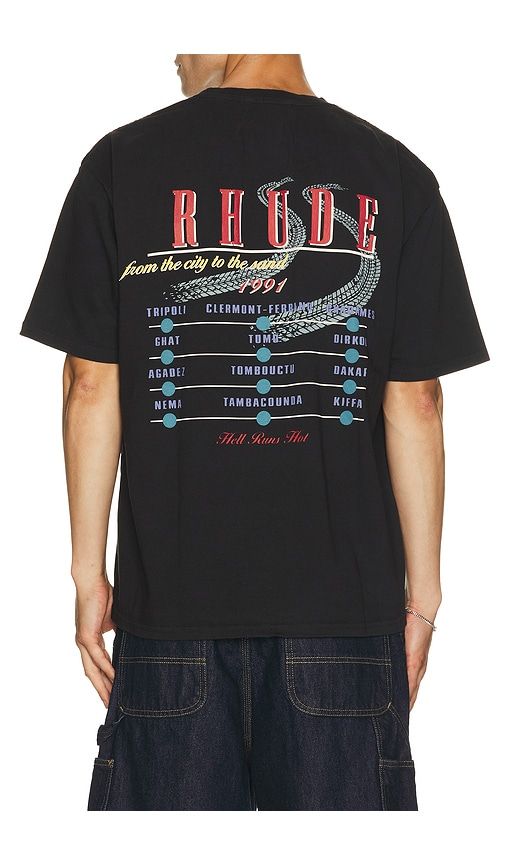 The Desert Decides Tee in Black. - size L (also in M, S, XL/1X, XXL/2X) - Rhude - Modalova
