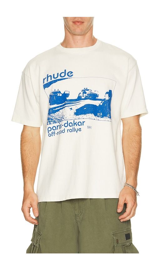 Trail Of Dust Tee in White. - size L (also in M, S, XL/1X, XXL/2X) - Rhude - Modalova