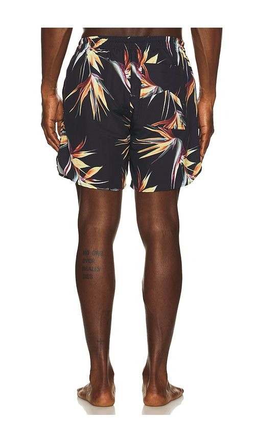 Regatta Club Hawaiian Swim Short in Black. - size S (also in M, L, XXL/2X) - Rhude - Modalova