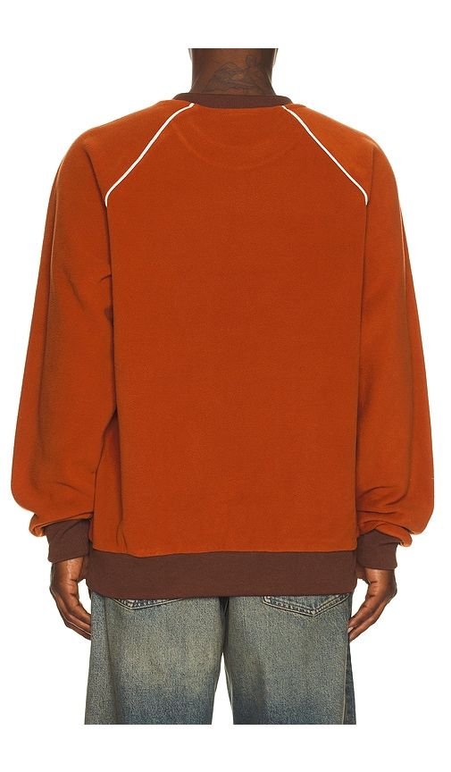 Pipe Polar Crewneck Pullover in Orange. - size L (also in M, S) - Rhythm - Modalova