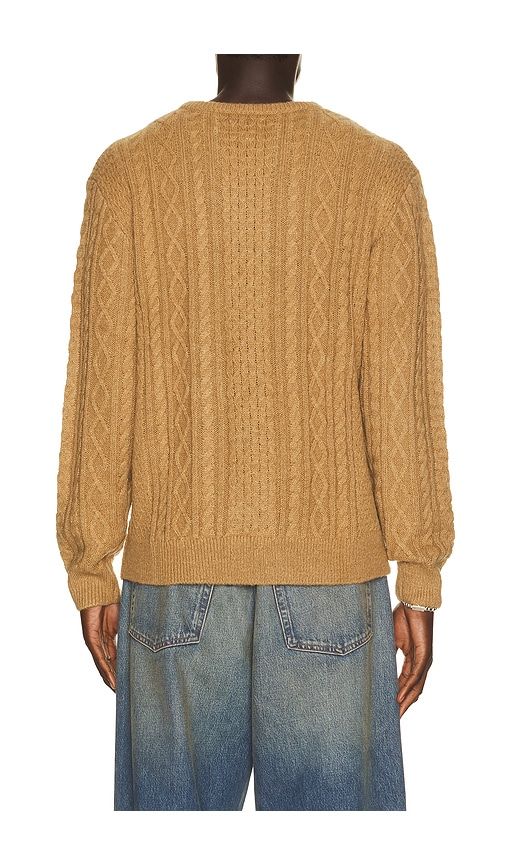 Mohair Fishermans Knit Sweater in Brown. - size S (also in M, L, XL/1X) - Rhythm - Modalova