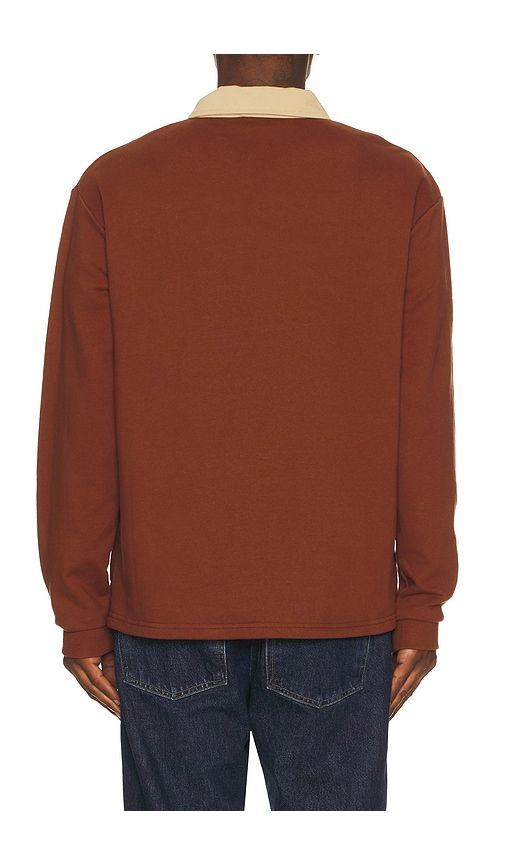 Heritage Bloom Rugby Polo in Brown. - size L (also in S) - Rhythm - Modalova
