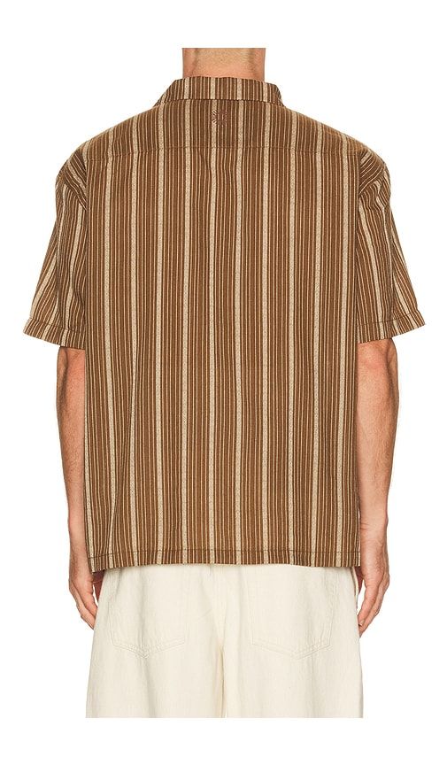 West Winds Stripe Shirt in Brown. - size L (also in M, S) - Rhythm - Modalova