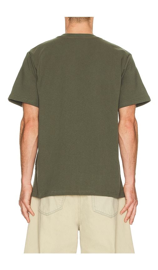Heavy Vintage Embroidered T-Shirt in Olive. - size L (also in M, S, XL/1X) - Rhythm - Modalova