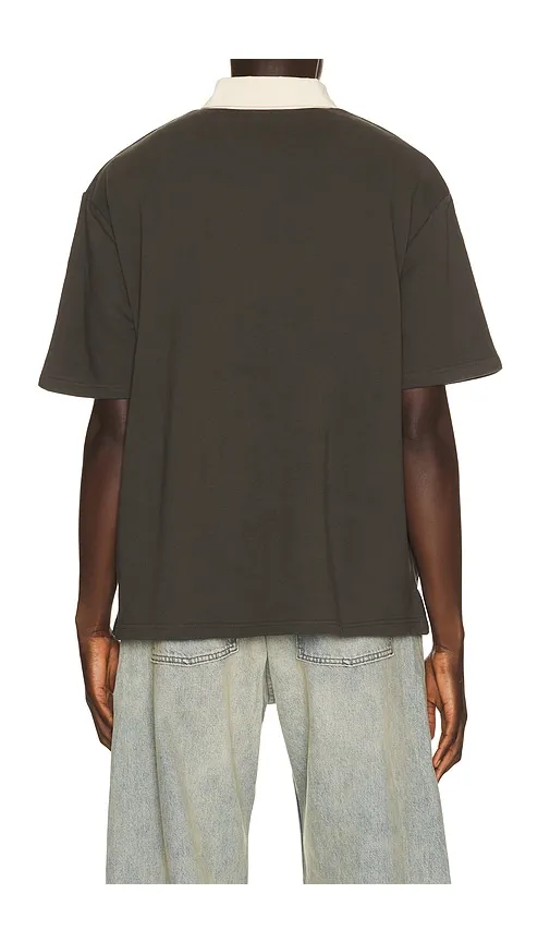 Koa Rugby Polo in Grey. - size L (also in M, S) - Rhythm - Modalova
