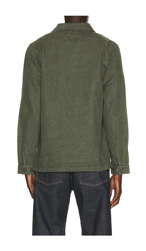 Harlan Long Sleeve Shirt in Green. - size L (also in M, S) - Rhythm - Modalova