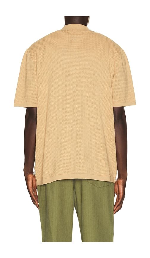 Textured Knit Shirt in Brown. - size L (also in M, S, XL/1X) - Rhythm - Modalova