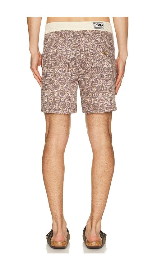 Heritage Java Swim Trunk in Brown. - size 30 (also in 34, 36) - Rhythm - Modalova