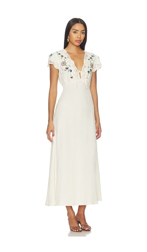 Amari Dress in Ivory. - size M (also in XL) - RIXO - Modalova