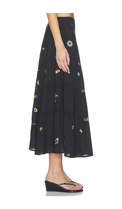 Sigrid Skirt in Black. - size L (also in M, S, XS, XXS) - RIXO - Modalova