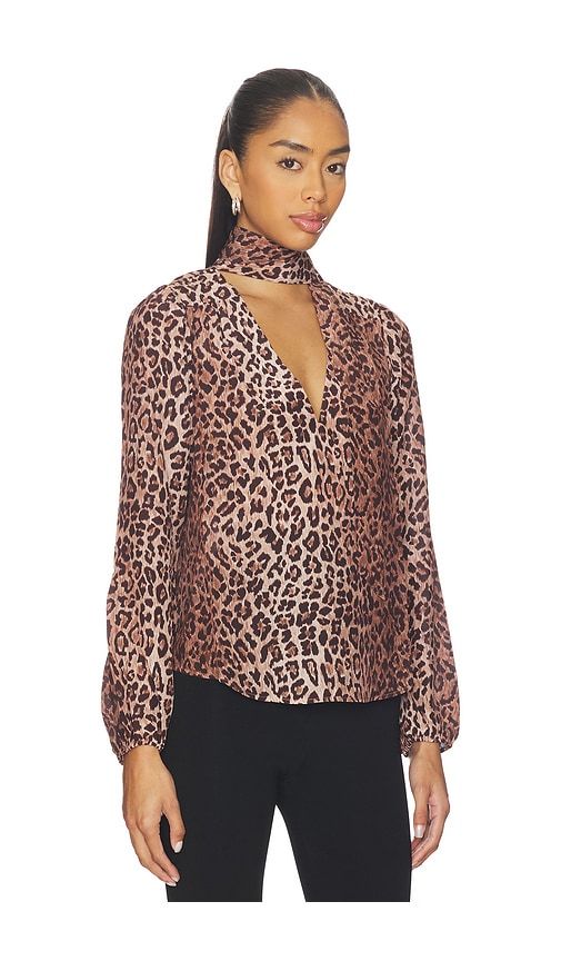 Moss Blouse in Brown. - size S (also in XS) - RIXO - Modalova