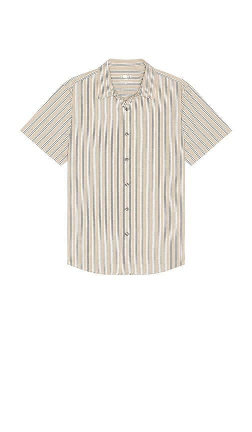 Brezza Linen Blend Short Sleeve Shirt in . Taglia L. Also in M, S, XL/1X, XXL/2X - Rhone - Modalova