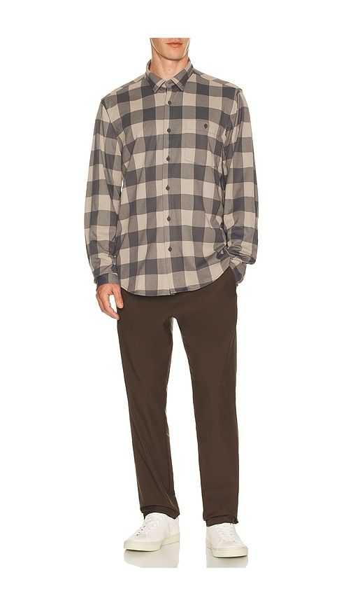 Hardy Flannel Shirt in Brown. - size L (also in M, S) - Rhone - Modalova