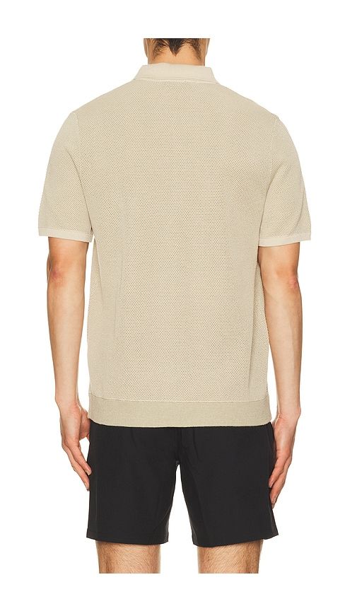 Mercer Knit Polo in Brown. - size M (also in S, XL/1X, XXL/2X) - Rhone - Modalova