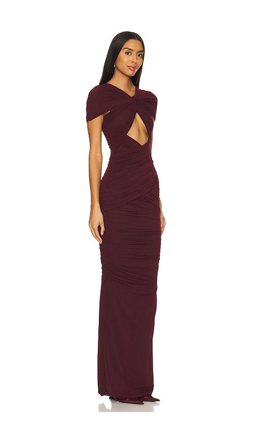 Nasha Dress in Burgundy. - size M (also in L) - Ronny Kobo - Modalova