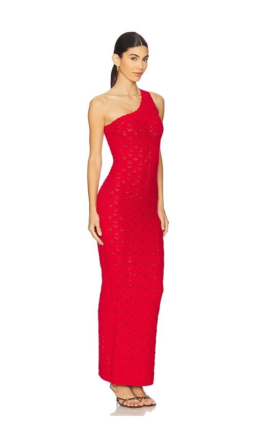 Zelda Knit Dress in Red. - size L (also in M) - Ronny Kobo - Modalova