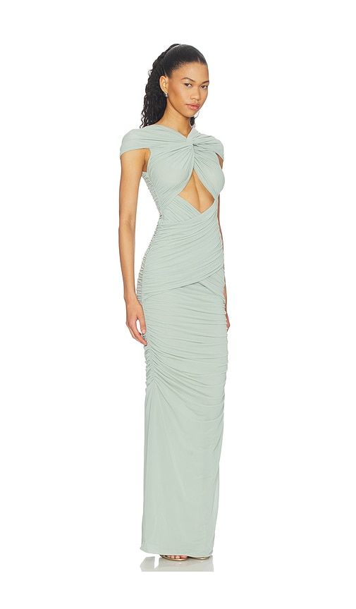 Nasha Dress in Sage. - size L (also in M, S, XS) - Ronny Kobo - Modalova