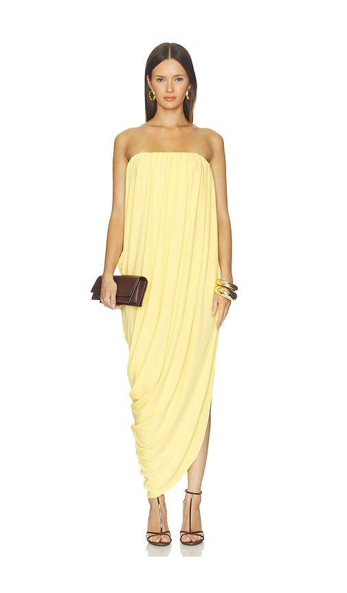 Ophir Dress in Yellow. - size L (also in S) - Ronny Kobo - Modalova