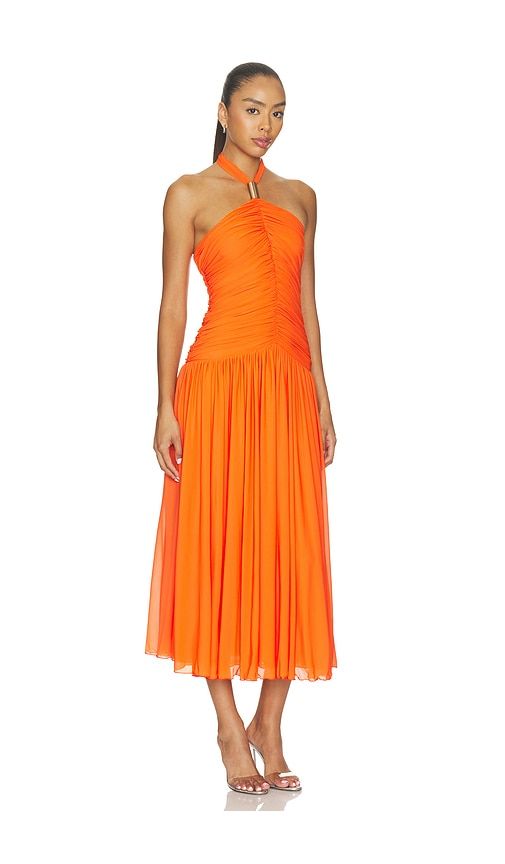Wrenley Dress in Orange. - size M (also in S, XS) - Ronny Kobo - Modalova
