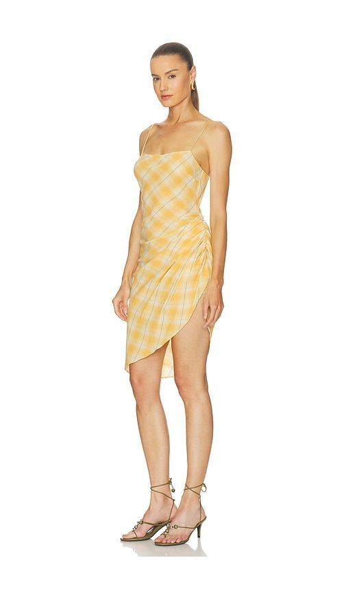 Alaina Dress in Yellow. - size L (also in M, S, XS) - Ronny Kobo - Modalova