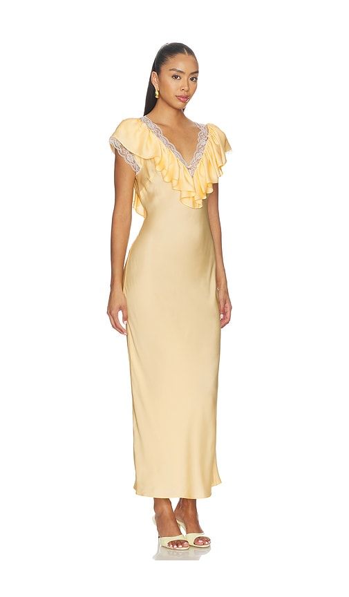 Gracie Dress in Yellow. - size M (also in S, XS) - Ronny Kobo - Modalova